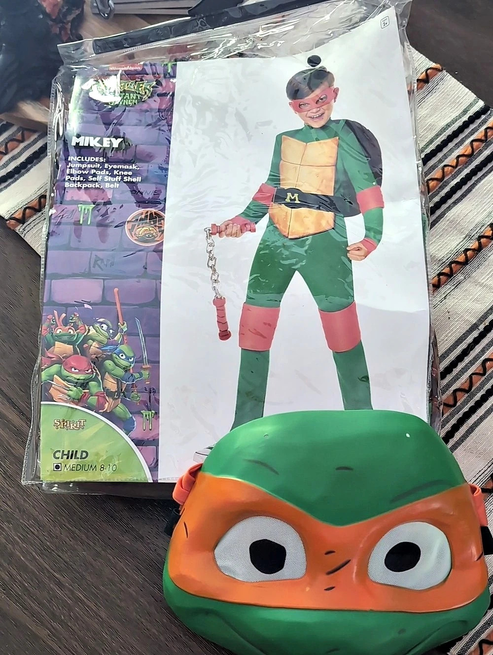 Spirit Halloween Teenage Mutant Ninja Turtles Mutant Mayhem Michelangelo Child